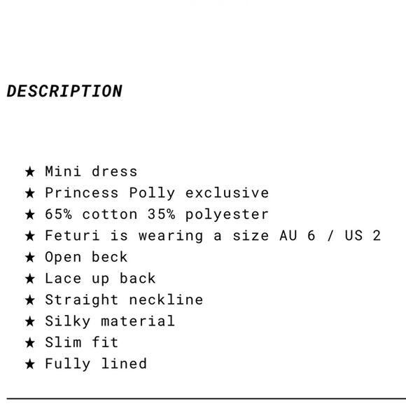 Princess Polly Celena Mini Dress in White Brown Swirl Size 0 - Picture 11 of 11